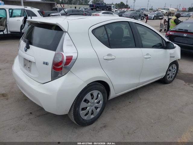 2012 Toyota Prius C Two მანქანა იყიდება აუქციონზე, vin: JTDKDTB37C1022355, აუქციონის ნომერი: 45127568