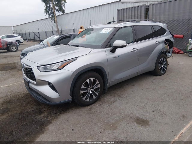 2020 Toyota Highlander Hybrid Xle მანქანა იყიდება აუქციონზე, vin: 5TDHBRCH0LS513320, აუქციონის ნომერი: 45127649