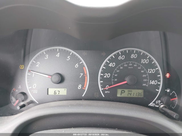 2009 Toyota Corolla Le მანქანა იყიდება აუქციონზე, vin: 1NXBU40E19Z117491, აუქციონის ნომერი: 45127723