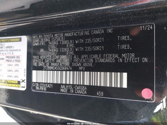 Lexus Rx 350h Premium 2025 2T2BBMCA5SC068474 Image 9