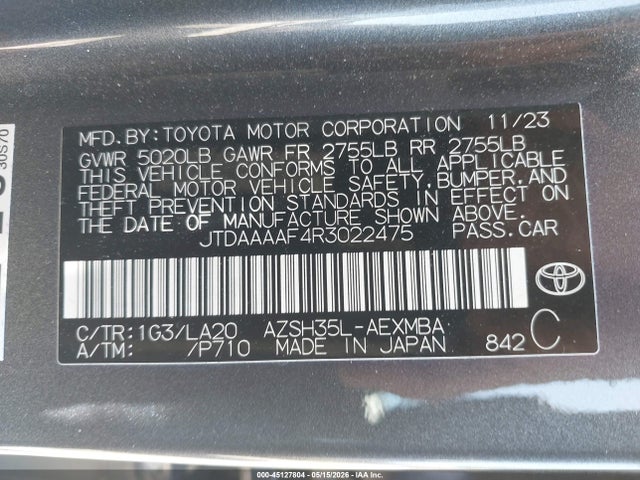 Toyota Crown Limited 2024 JTDAAAAF4R3022475 Image 9