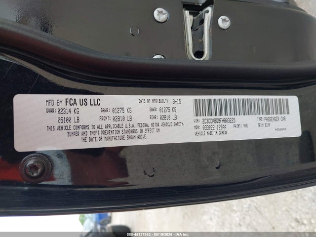 Chrysler 300 300s 2015 2C3CCABG9FH803225 Image 9