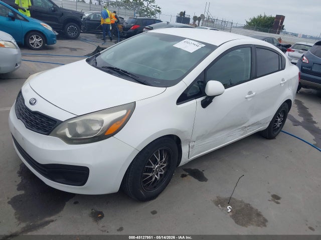 2014 Kia Rio Lx მანქანა იყიდება აუქციონზე, vin: KNADM4A37E6398749, აუქციონის ნომერი: 45127951