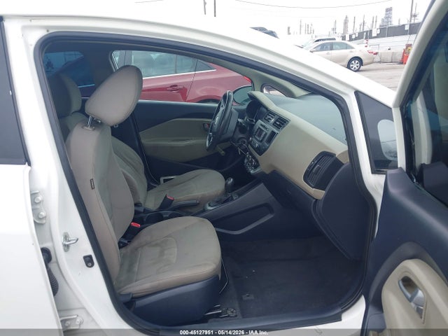 2014 Kia Rio Lx მანქანა იყიდება აუქციონზე, vin: KNADM4A37E6398749, აუქციონის ნომერი: 45127951