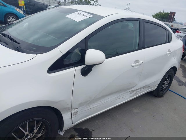 2014 Kia Rio Lx მანქანა იყიდება აუქციონზე, vin: KNADM4A37E6398749, აუქციონის ნომერი: 45127951
