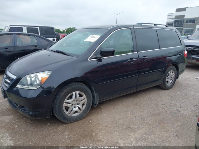 45128037 :رقم المزاد ، 5FNRL38757B130479 vin ، 2007 Honda Odyssey Ex-l مزاد بيع