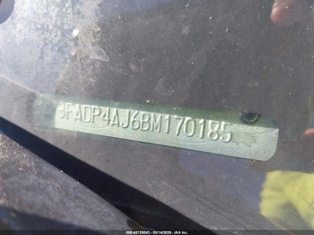 Aukcja sprzedaży 2011 Ford Fiesta S, vin: 3FADP4AJ6BM170185, numer aukcji: 45128043