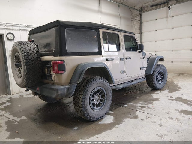 45128079 :رقم المزاد ، 1C4HJXDG4NW219919 vin ، 2022 Jeep Wrangler Unlimited Willys 4x4 مزاد بيع
