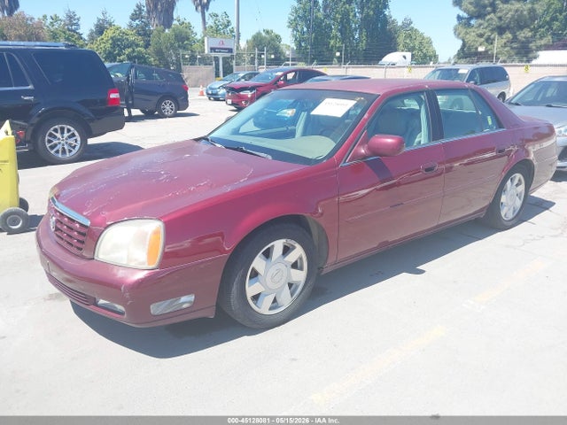 2002 Cadillac Deville Dts მანქანა იყიდება აუქციონზე, vin: 1G6KF579X2U232225, აუქციონის ნომერი: 45128081