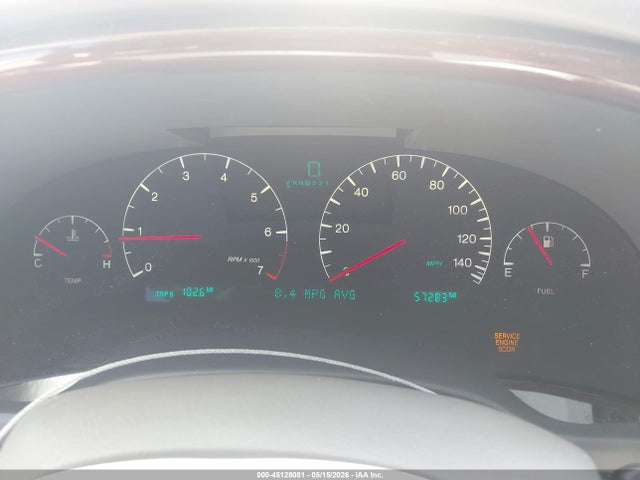 2002 Cadillac Deville Dts მანქანა იყიდება აუქციონზე, vin: 1G6KF579X2U232225, აუქციონის ნომერი: 45128081