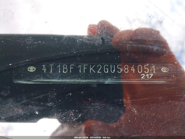 Toyota CAMRY LE 2016 4T1BF1FK2GU584051 Image 9