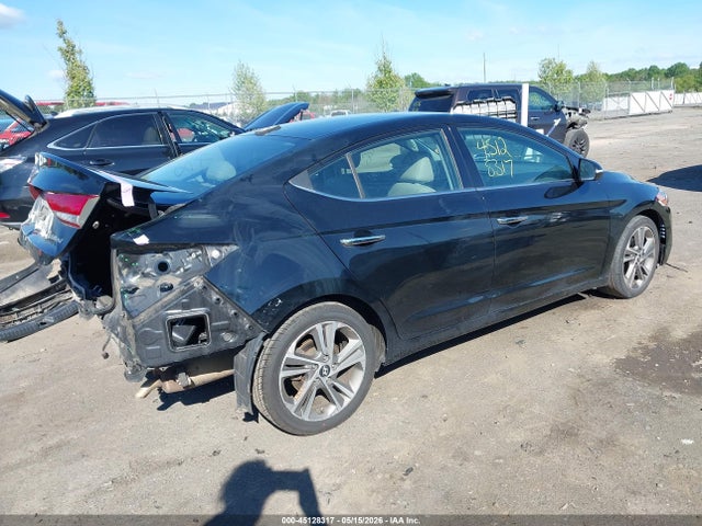 2017 Hyundai Elantra Limited მანქანა იყიდება აუქციონზე, vin: 5NPD84LF3HH054912, აუქციონის ნომერი: 45128317