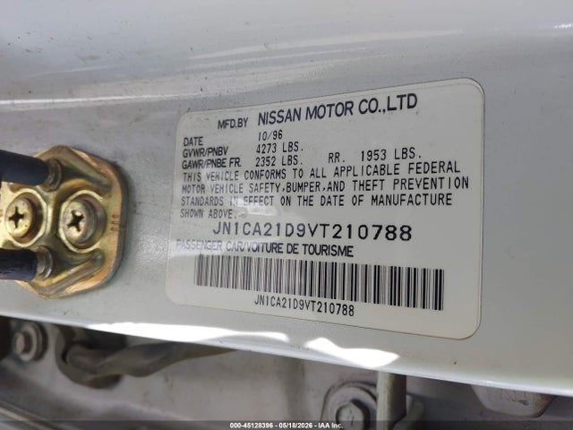 Продаж на аукціоні авто 1997 Nissan Maxima Gle/gxe/se, vin: JN1CA21D9VT210788, номер лоту: 45128396