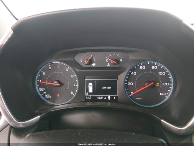 2018 Chevrolet Equinox Lt მანქანა იყიდება აუქციონზე, vin: 3GNAXSEV7JS540558, აუქციონის ნომერი: 45128515