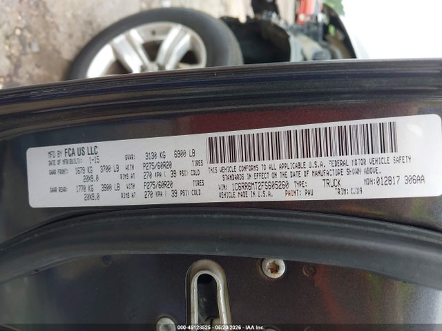 45128525 :رقم المزاد ، 1C6RR6MT2FS605260 vin ، 2015 Ram 1500 Sport مزاد بيع