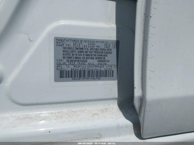 3N1AB7APXKY426938 Nissan SENTRA SV