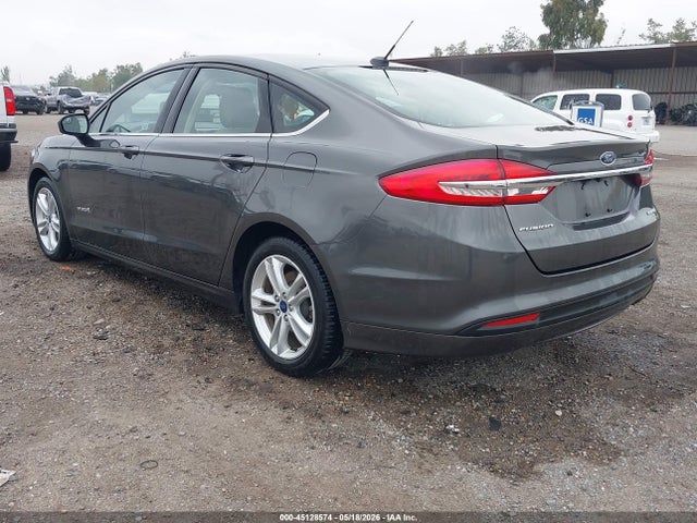 Продажа на аукционе авто 2018 Ford Fusion Hybrid S, vin: 3FA6P0UU9JR279121, номер лота: 45128574