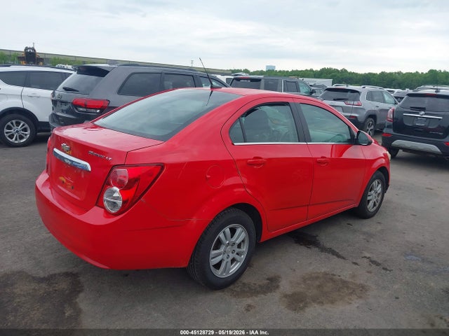 2014 Chevrolet Sonic Lt Auto მანქანა იყიდება აუქციონზე, vin: 1G1JC5SH0E4159959, აუქციონის ნომერი: 45128729
