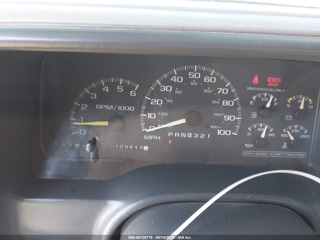1997 Gmc Sierra 1500 Sl Wideside მანქანა იყიდება აუქციონზე, vin: 1GTEC14WXVZ528486, აუქციონის ნომერი: 45128778