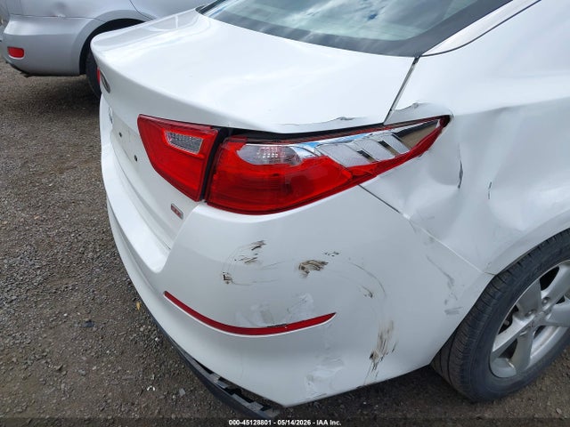 2015 Kia Optima Lx მანქანა იყიდება აუქციონზე, vin: KNAGM4A79F5652341, აუქციონის ნომერი: 45128801
