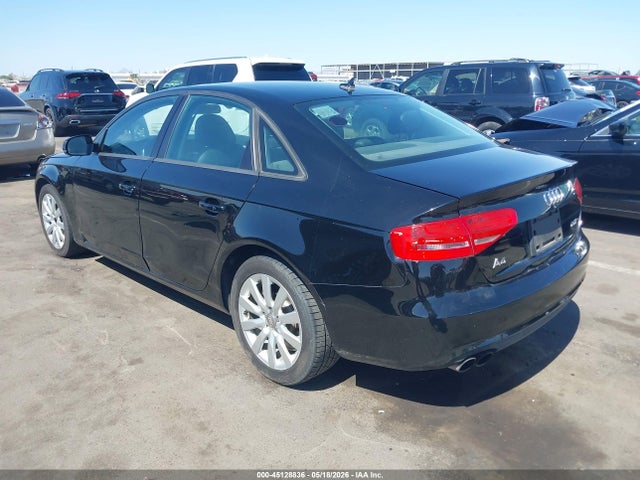 2013 Audi A4 2.0t Premium მანქანა იყიდება აუქციონზე, vin: WAUAFAFLXDA142380, აუქციონის ნომერი: 45128836