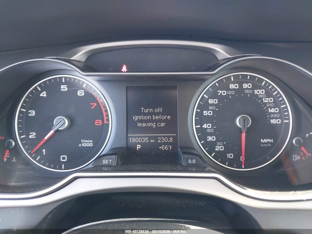 2013 Audi A4 2.0t Premium მანქანა იყიდება აუქციონზე, vin: WAUAFAFLXDA142380, აუქციონის ნომერი: 45128836