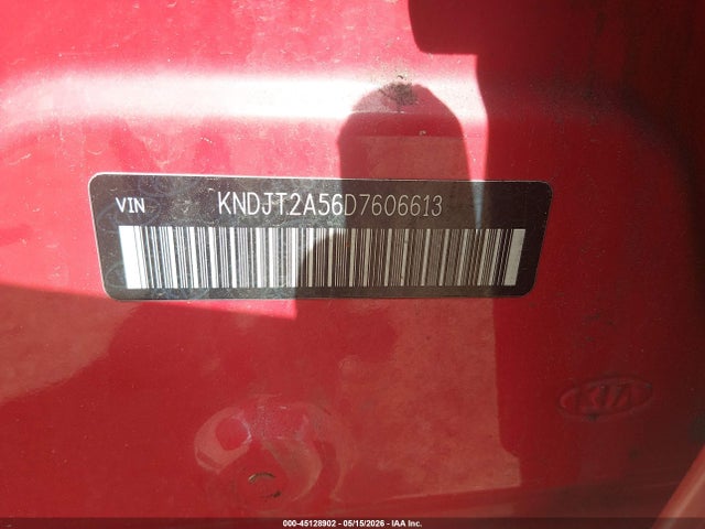 Продажа на аукционе авто 2013 Kia Soul, vin: KNDJT2A56D7606613, номер лота: 45128902