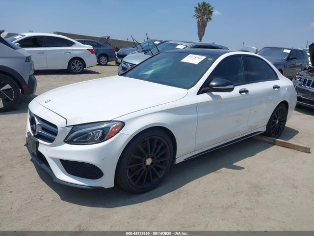 45128969 :رقم المزاد ، 55SWF6GB4FU042747 vin ، 2015 Mercedes-benz C 400 4matic مزاد بيع