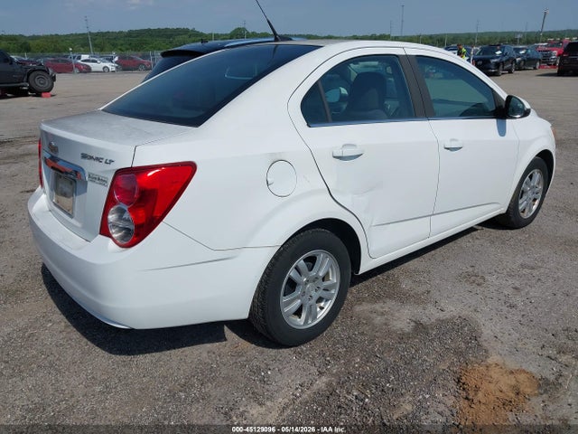 2013 Chevrolet Sonic Lt Auto მანქანა იყიდება აუქციონზე, vin: 1G1JC5SH1D4126595, აუქციონის ნომერი: 45129096