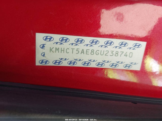 Aukcja sprzedaży 2016 Hyundai Accent Se, vin: KMHCT5AE8GU238740, numer aukcji: 45129123
