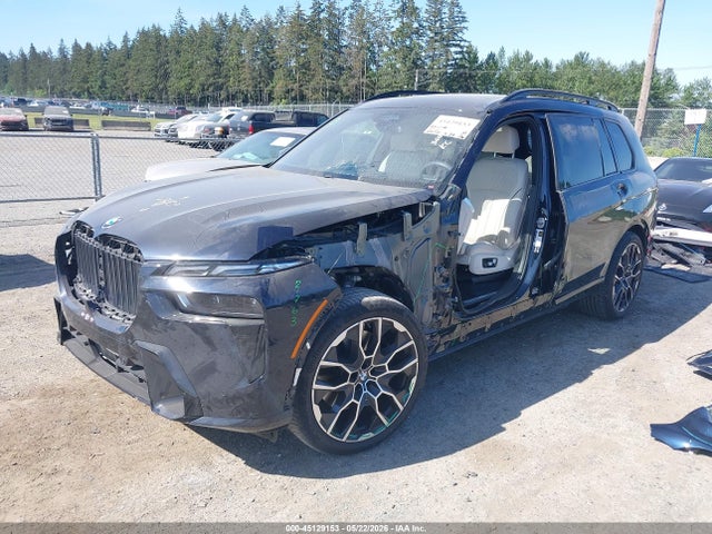 2025 Bmw X7 M60i მანქანა იყიდება აუქციონზე, vin: 5UX33EM01S9Z29512, აუქციონის ნომერი: 45129153