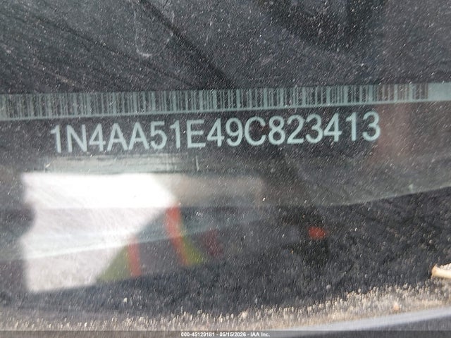 45129181 :رقم المزاد ، 1N4AA51E49C823413 vin ، 2009 Nissan Maxima 3.5 Sv مزاد بيع