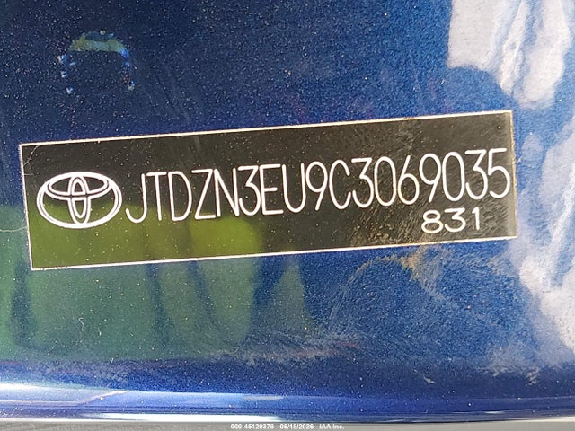 Aukcja sprzedaży 2012 Toyota Prius V Two, vin: JTDZN3EU9C3069035, numer aukcji: 45129378