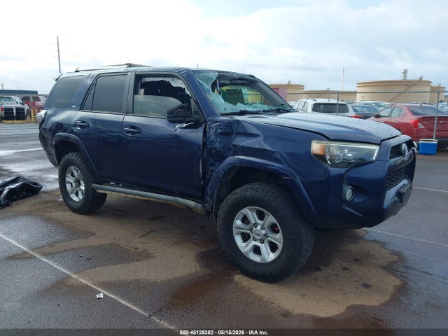 2018 Toyota 4runner Limited/sr5/sr5 Premium/trd Off Road/trd Off Road Premium/trd Pro მანქანა იყიდება აუქციონზე, vin: JTEBU5JR1J5553652, აუქციონის ნომერი: 45129382