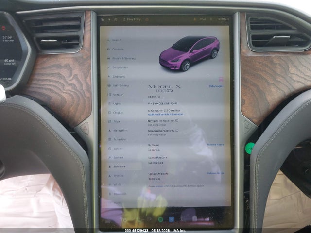 Tesla Model X 100d/75d/p100d 2018 5YJXCDE2XJF142415 Image 7