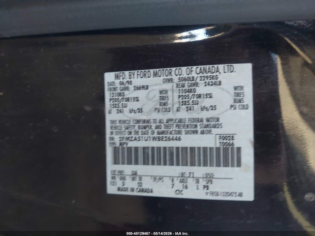 Aukcja sprzedaży 1998 Ford Windstar Base 3.0/gl, vin: 2FMZA51U1WBE26446, numer aukcji: 45129467