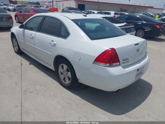 2013 Chevrolet Impala Ls მანქანა იყიდება აუქციონზე, vin: 2G1WA5E36D1172303, აუქციონის ნომერი: 45129502