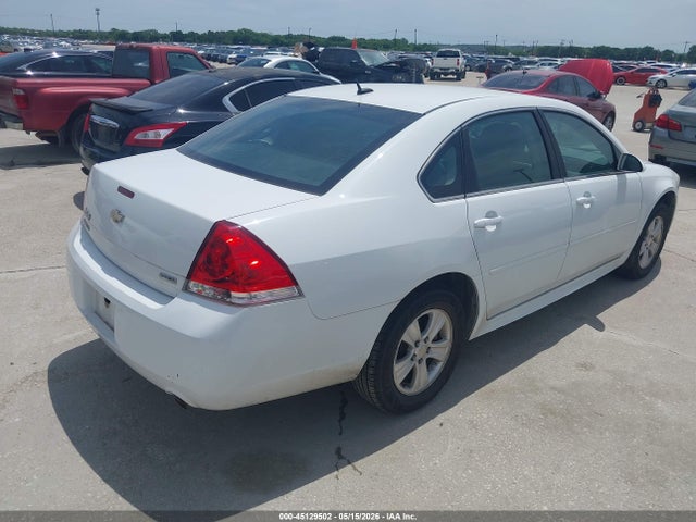2013 Chevrolet Impala Ls მანქანა იყიდება აუქციონზე, vin: 2G1WA5E36D1172303, აუქციონის ნომერი: 45129502