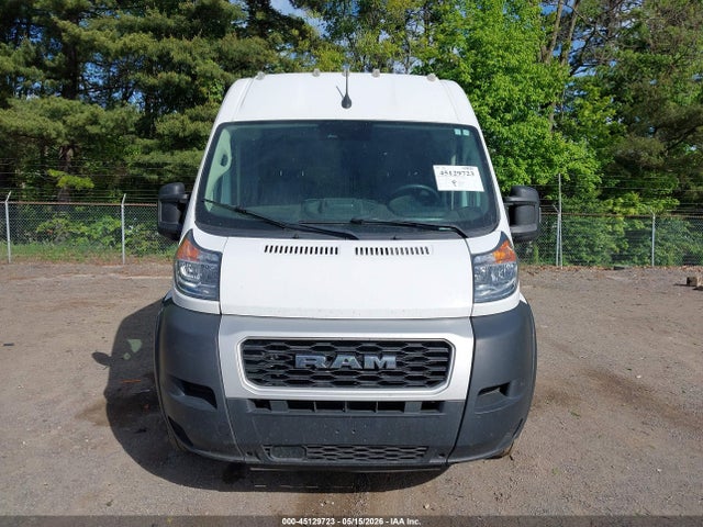 45129723 :رقم المزاد ، 3C6LRVDG8NE133554 vin ، 2022 Ram Promaster 2500 High Roof 159 Wb مزاد بيع