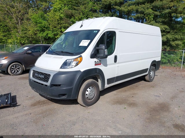 45129723 :رقم المزاد ، 3C6LRVDG8NE133554 vin ، 2022 Ram Promaster 2500 High Roof 159 Wb مزاد بيع