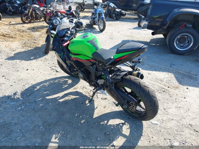 2021 Kawasaki Zx636 K მანქანა იყიდება აუქციონზე, vin: JKBZXJG15MA015753, აუქციონის ნომერი: 45129788