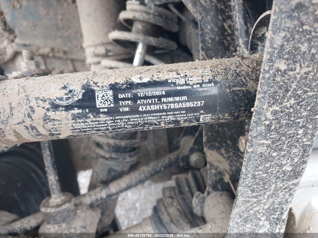 45129795 :رقم المزاد ، 4XASHY578SA595237 vin ، 2025 Polaris Sportsman Trail 570 مزاد بيع