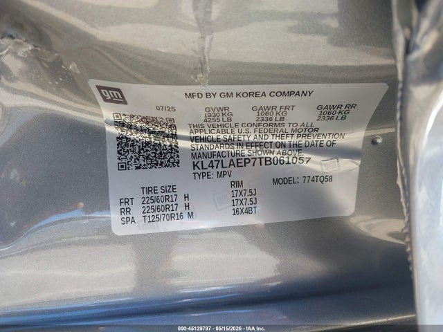 Продажа на аукционе авто 2026 Buick Envista Preferred Fwd, vin: KL47LAEP7TB061057, номер лота: 45129797