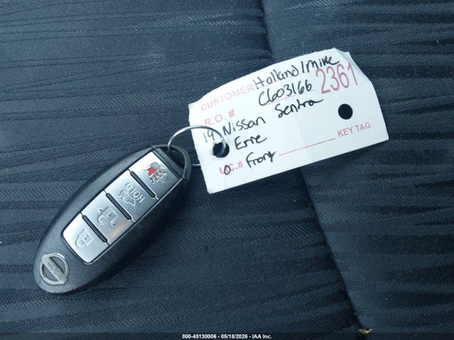 3N1AB7APXKL604764 Nissan SENTRA SV