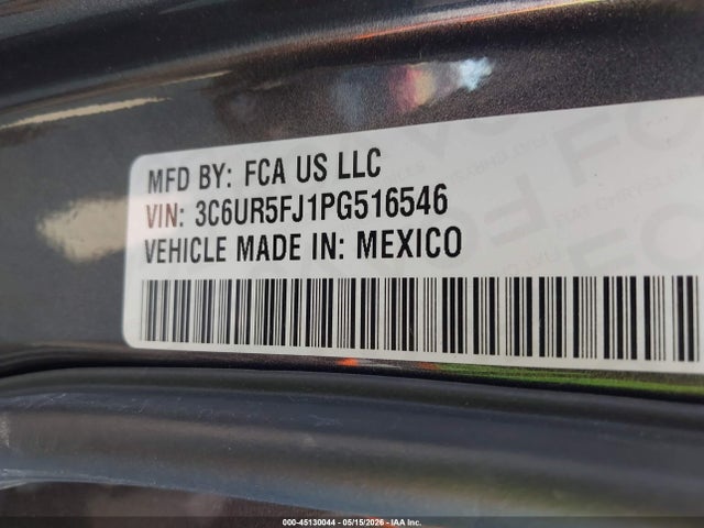 Продажа на аукционе авто 2023 Ram 2500 Laramie  4x4 6'4 Box, vin: 3C6UR5FJ1PG516546, номер лота: 45130044