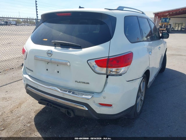Продажа на аукционе авто 2015 Nissan Pathfinder Platinum, vin: 5N1AR2MN4FC661710, номер лота: 45130046