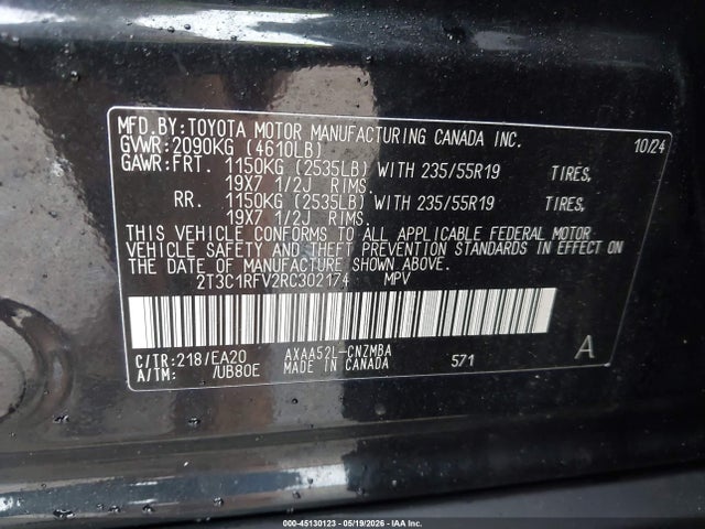 Toyota Rav4 Xle Premium 2024 2T3C1RFV2RC302174 Image 9