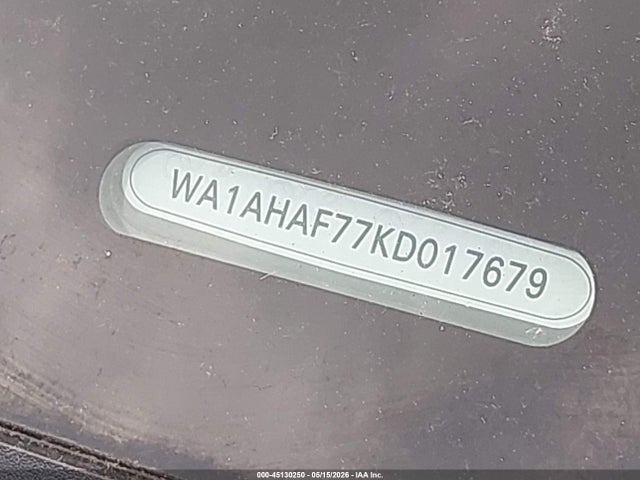 45130250 :رقم المزاد ، WA1AHAF77KD017679 vin ، 2019 Audi Q7 مزاد بيع