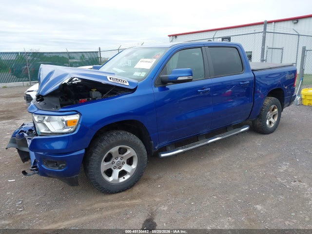 45130462 :رقم المزاد ، 1C6SRFFT3KN882989 vin ، 2019 Ram 1500 Big Horn/lone Star  4x4 5'7 Box مزاد بيع