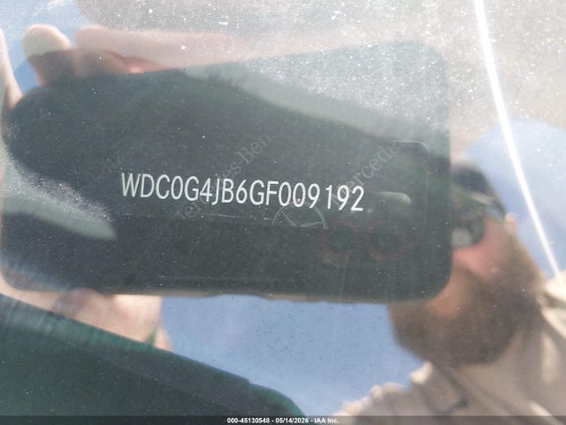 Aukcja sprzedaży 2016 Mercedes-benz Glc 300, vin: WDC0G4JB6GF009192, numer aukcji: 45130548